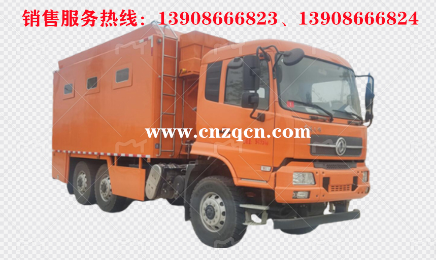 東風后雙橋四驅(qū)后勤應急保障餐車